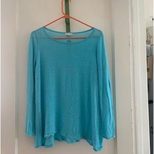 Eileen Fisher linen sweater top
